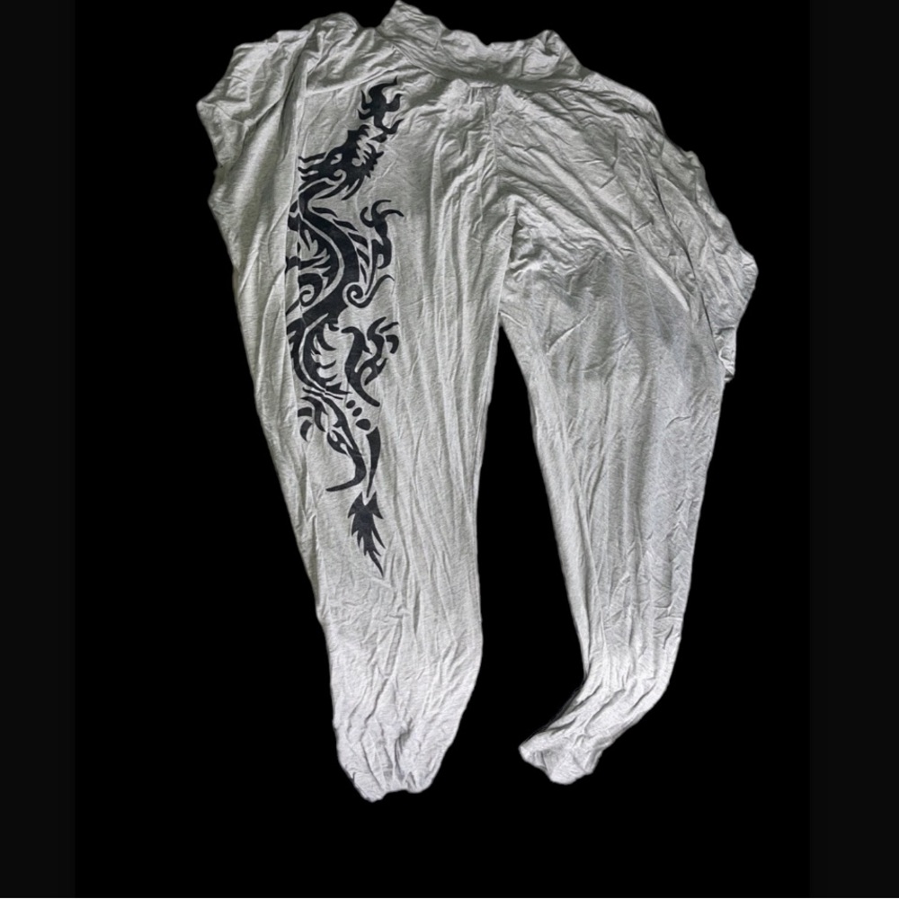 Gray baggy pants